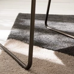 Mørteens Chaise à accoudoirs Nicholas IV - Tissu / Métal - Granit / gris-brun antique -Meubles de salle à manger Soldes Magasin 1000112681 201008 06230100197 DETAILS P000000001000112681