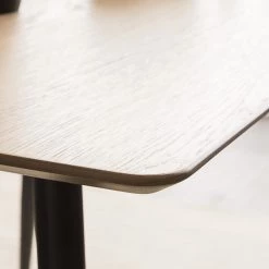 Mørteens Table Kimberley - Chêne / Noir -Meubles de salle à manger Soldes Magasin 1000113300 190909 13110100004 DETAILS P000000001000113300