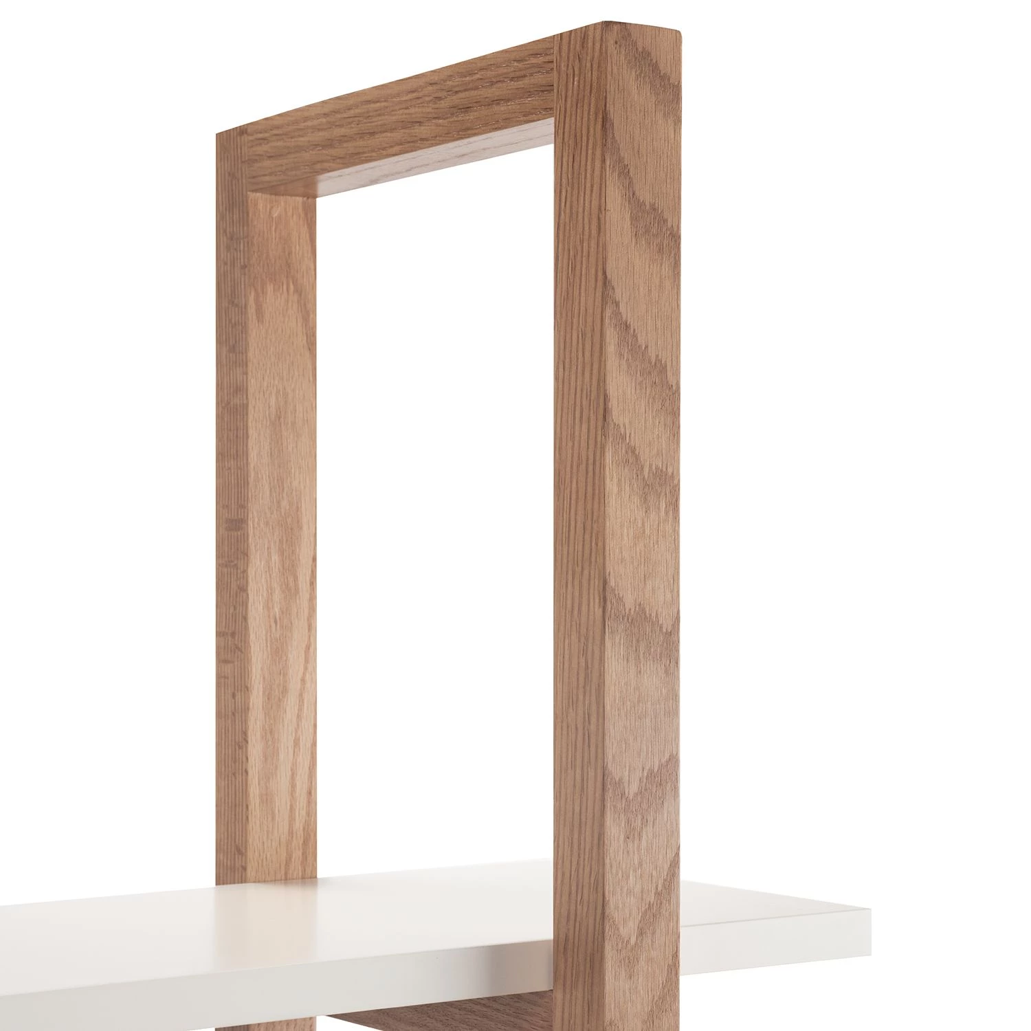 Mørteens Étagère Store I - Partiellement en chêne massif - Blanc / Chêne 7 Mørteens Étagère Store I - Partiellement en chêne massif - Blanc / Chêne – Image 7