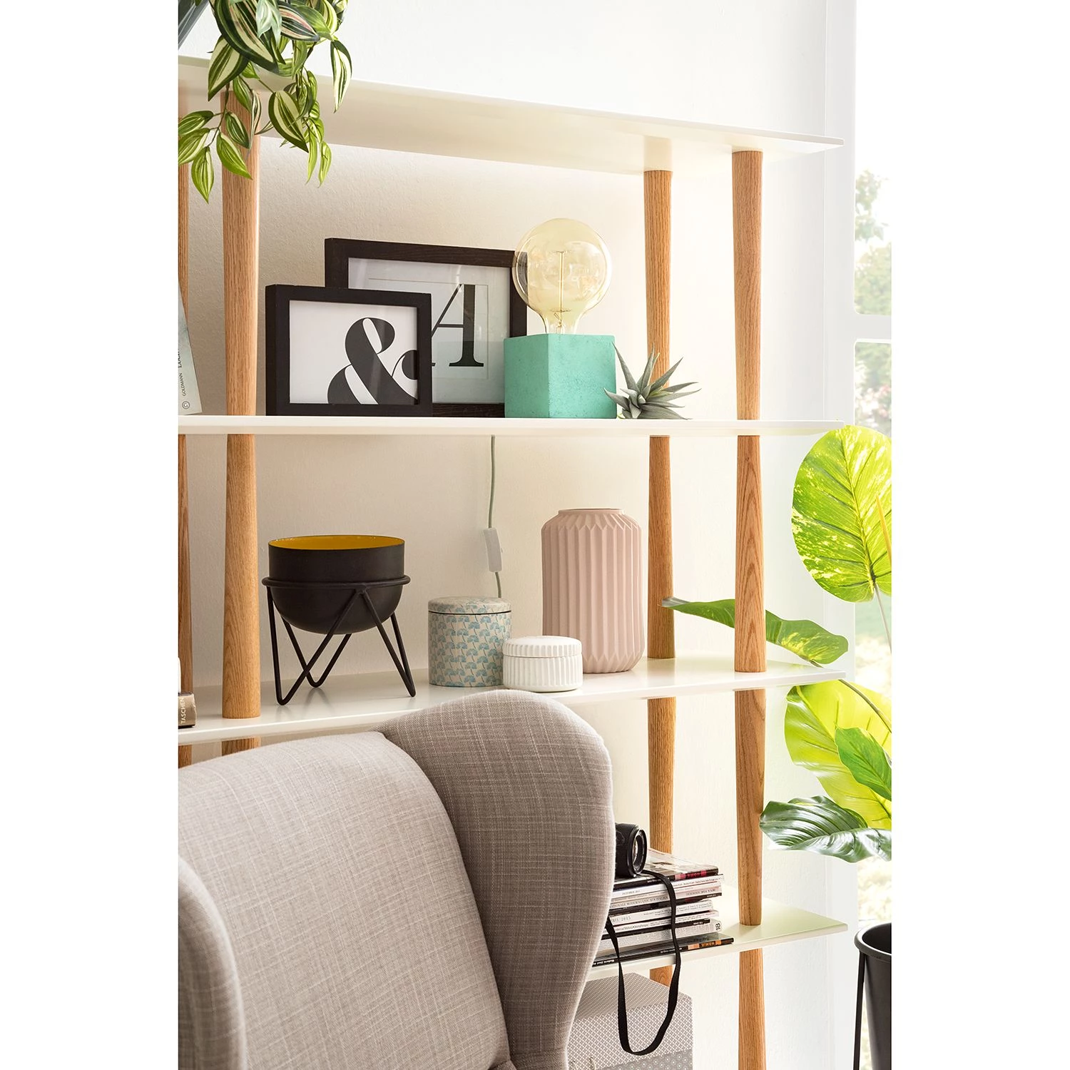 Mørteens Etagère Lindholm IV - Blanc - 160 x 168 cm 9 Mørteens Etagère Lindholm IV - Blanc - 160 x 168 cm – Image 9