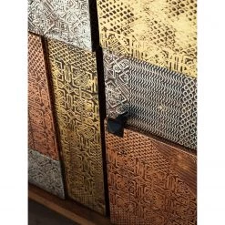 Wolf-Möbel Buffet Orient - Acacia massif / Métal - Multicolore -Meubles de salle à manger Soldes Magasin 1000114122 200630 10585300016 DETAILS P000000001000114122