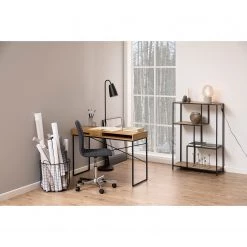 Red Living Étagère Coogee I - Imitation chêne / Noir - Hauteur : 114 cm 11 Red Living Étagère Coogee I - Imitation chêne / Noir - Hauteur : 114 cm -Meubles de salle à manger Soldes Magasin 1000114867 220215 023 MOOD DETAILS P000000001000114867 mood