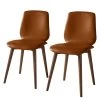 Studio Copenhagen Chaises Wilga V (lot de 2) - Cuir véritable