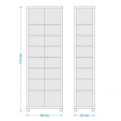 Loftscape Armoire vitrine Exhibit IV - Noir -Meubles de salle à manger Soldes Magasin 1000121906 190621 12570200055 GALLERYIMAGES P000000001000121906
