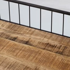 Ars manufacti Étagère Namber II - Manguier massif / Métal - Manguier / Noir -Meubles de salle à manger Soldes Magasin 1000122518 201008 06183600008 DETAILS P000000001000122518