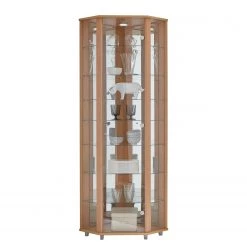 Fredriks Vitrine d'angle Amalia II - Éclairage inclus - Imitation frêne foncé - Imitation hêtre 10 Fredriks Vitrine d'angle Amalia II - Éclairage inclus - Imitation frêne foncé - Imitation hêtre -Meubles de salle à manger Soldes Magasin 1000123170 190118 15190000004 GALLERYIMAGES P000000001000123170