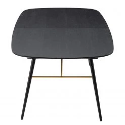 Studio Copenhagen Table extensible Moyo - Placage Chêne/ Métal - Chêne noir / Noir -Meubles de salle à manger Soldes Magasin 1000123490 190131 15480600011 GALLERYIMAGES P000000001000123490