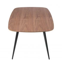 Studio Copenhagen Table extensible Rogo - Placage en noyer / Métal - Noyer / Noir -Meubles de salle à manger Soldes Magasin 1000123491 190705 12041000004 DETAILS P000000001000123491