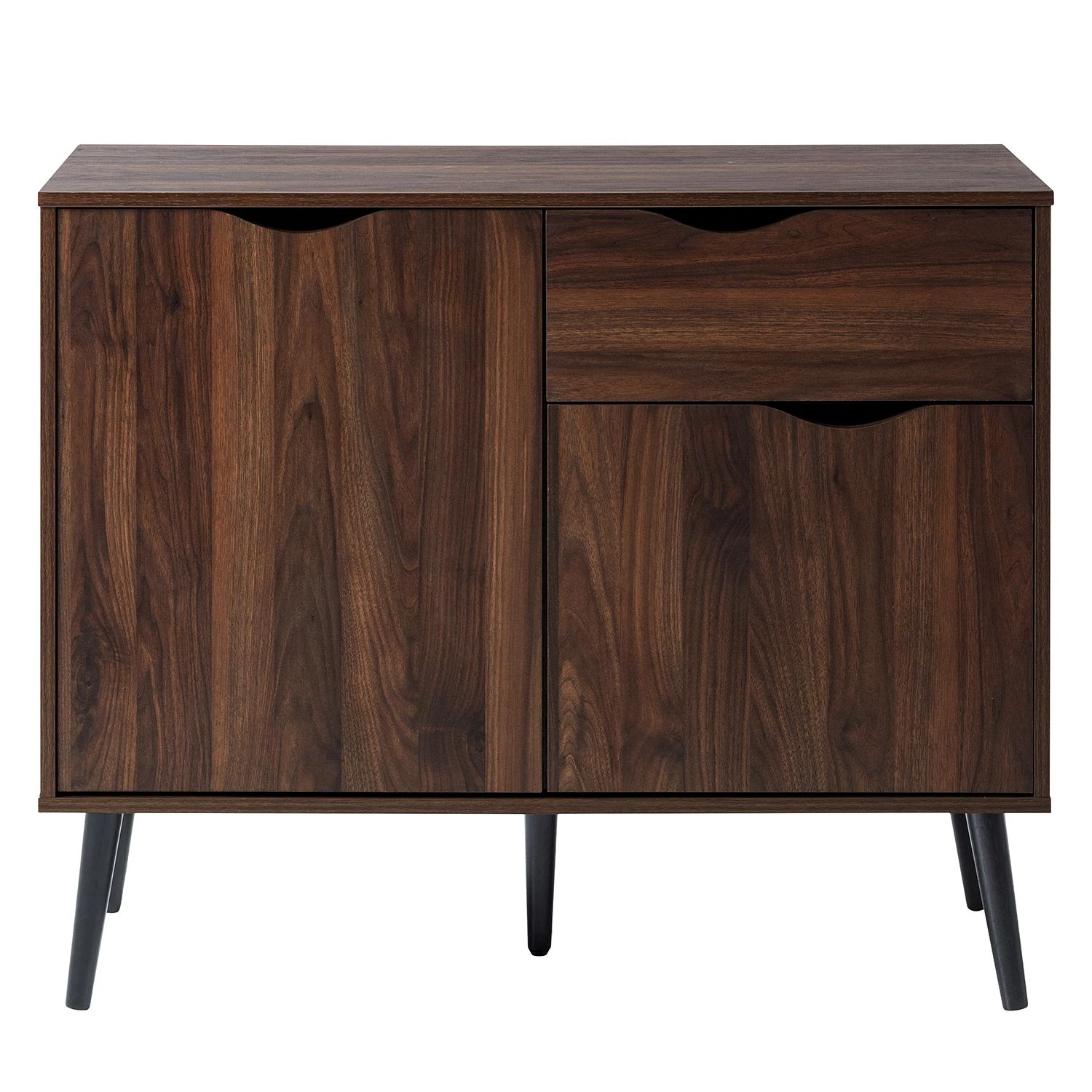 Mørteens Commode Gjora I - Partiellement en hévéa massif - Noyer 4 Mørteens Commode Gjora I - Partiellement en hévéa massif - Noyer – Image 4