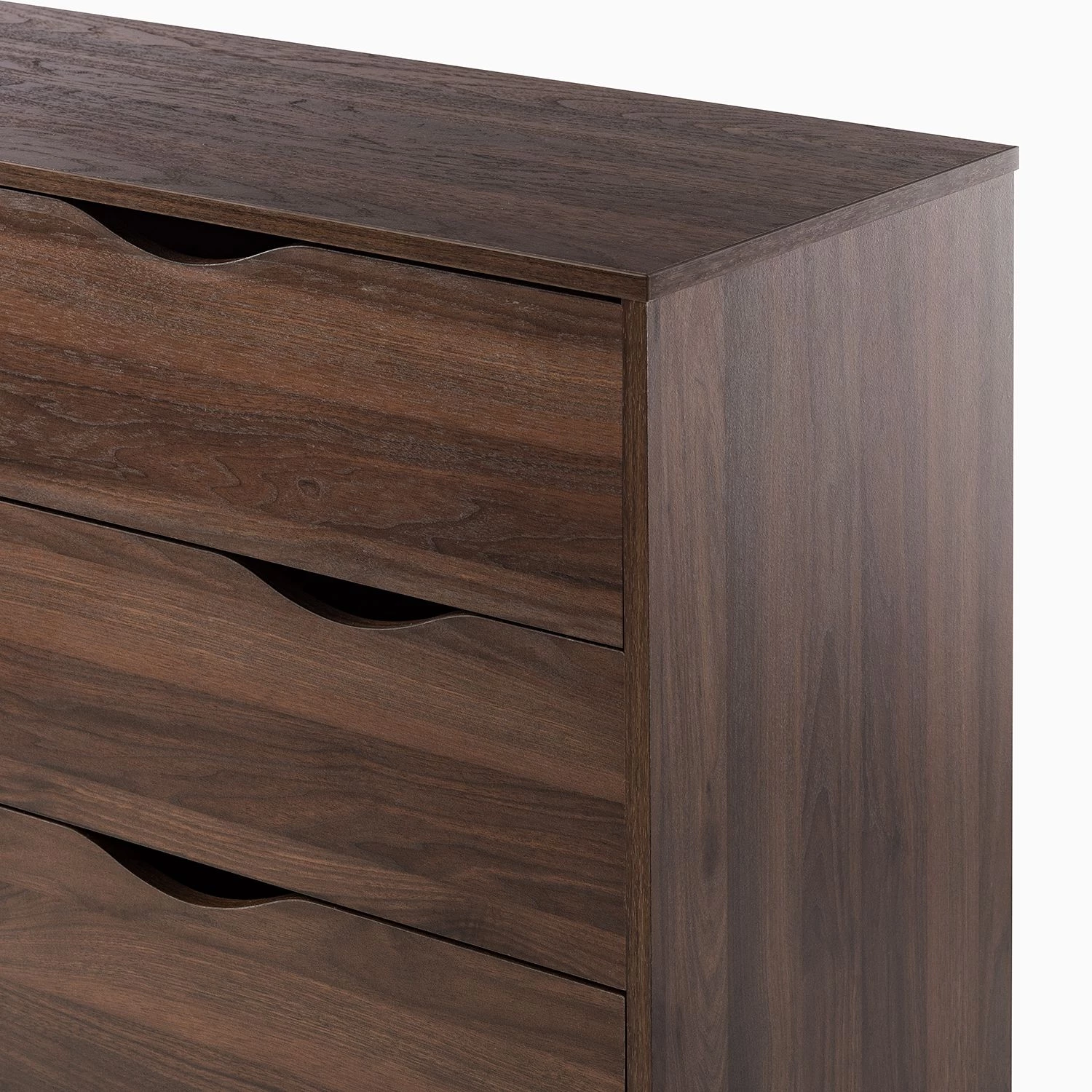 Mørteens Commode Gjora II - Partiellement en hévéa massif - Noyer 9 Mørteens Commode Gjora II - Partiellement en hévéa massif - Noyer – Image 9