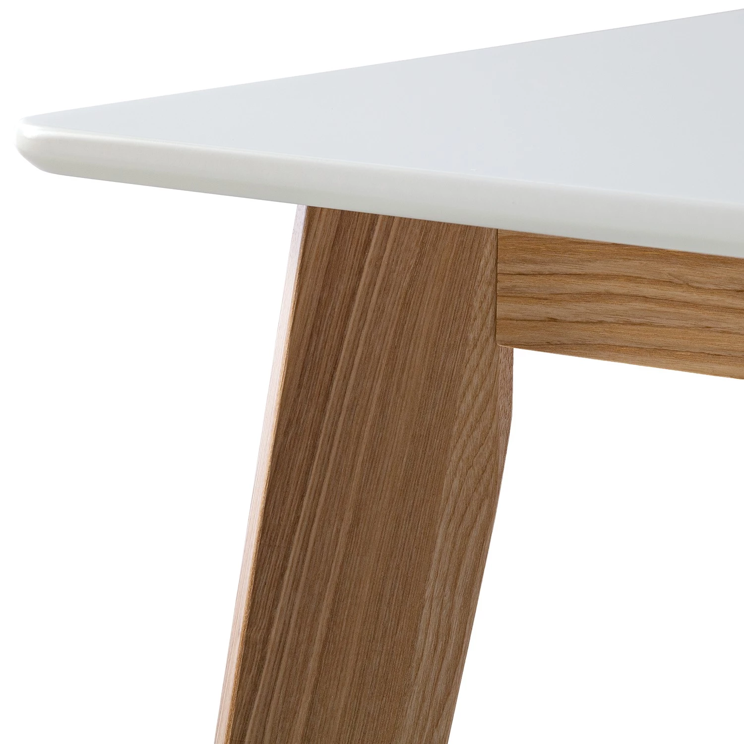 Mørteens Table haute Boddam II - Partiellement en frêne massif - Blanc / Frêne 6 Mørteens Table haute Boddam II - Partiellement en frêne massif - Blanc / Frêne – Image 6