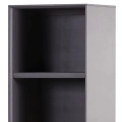 Norrwood Bibliothèque Colfax - Partiellement en chêne massif - chêne / Gris -Meubles de salle à manger Soldes Magasin 1000124033 180803 140331139 GALLERYIMAGES P000000001000124033