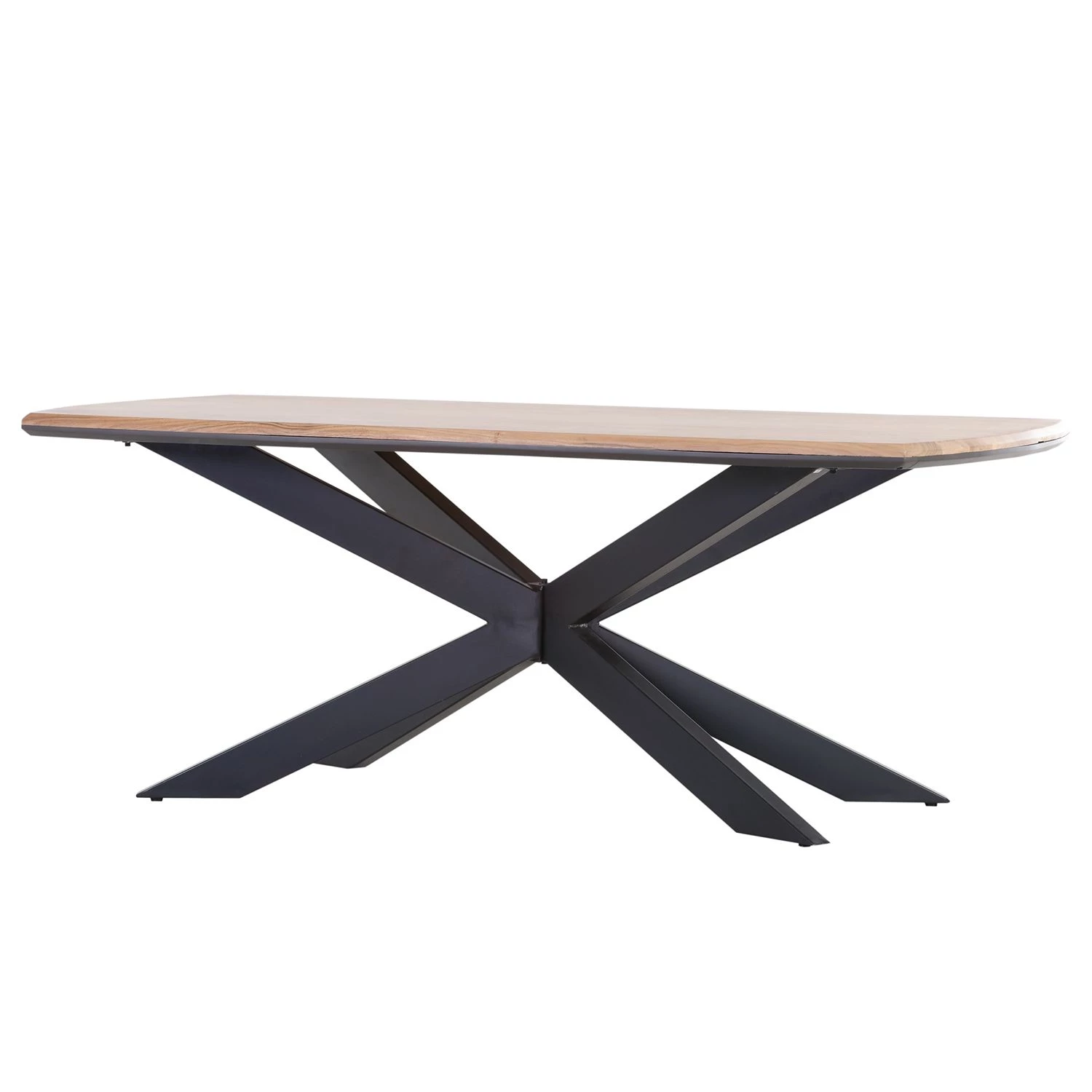 Ars manufacti Table Manki - Acacia massif / Métal - Acacia / Noir 1 Ars manufacti Table Manki - Acacia massif / Métal - Acacia / Noir