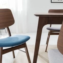 Mørteens Table Hobo - Placage noyer véritable -Meubles de salle à manger Soldes Magasin 1000124048 190404 13513500031 GALLERYIMAGES P000000001000124048