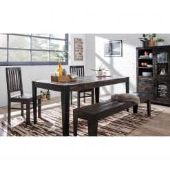 Ars manufacti Chaises Keyport (lot de 2) - Manguier massif -Meubles de salle à manger Soldes Magasin 1000125870 190628 09432500001 MOOD GALLERYIMAGES P000000001000125870 mood