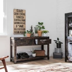 Ars manufacti Console Keyport - Manguier massif -Meubles de salle à manger Soldes Magasin 1000125892 190523 11145700046 MOOD GALLERYIMAGES P000000001000125892 mood