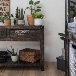 Ars manufacti Console Keyport - Manguier massif -Meubles de salle à manger Soldes Magasin 1000125892 190523 11145700047 GALLERYIMAGES P000000001000125892