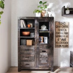 Ars manufacti Buffet haut Keyport I - Manguier massif -Meubles de salle à manger Soldes Magasin 1000125893 190523 11145800052 MOOD GALLERYIMAGES P000000001000125893 mood