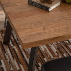 Ars manufacti Table Amla - Acacia massif / Métal - Acacia / Anthracite -Meubles de salle à manger Soldes Magasin 1000126923 200609 13022100112 DETAILS P000000001000126923