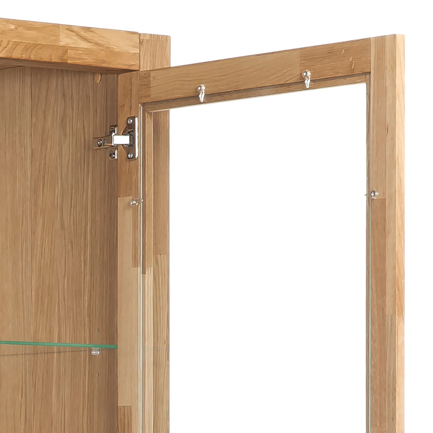 Ars Natura Armoire vitrine Majona (avec éclairage) - Chêne sauvage 5 Ars Natura Armoire vitrine Majona (avec éclairage) - Chêne sauvage – Image 5