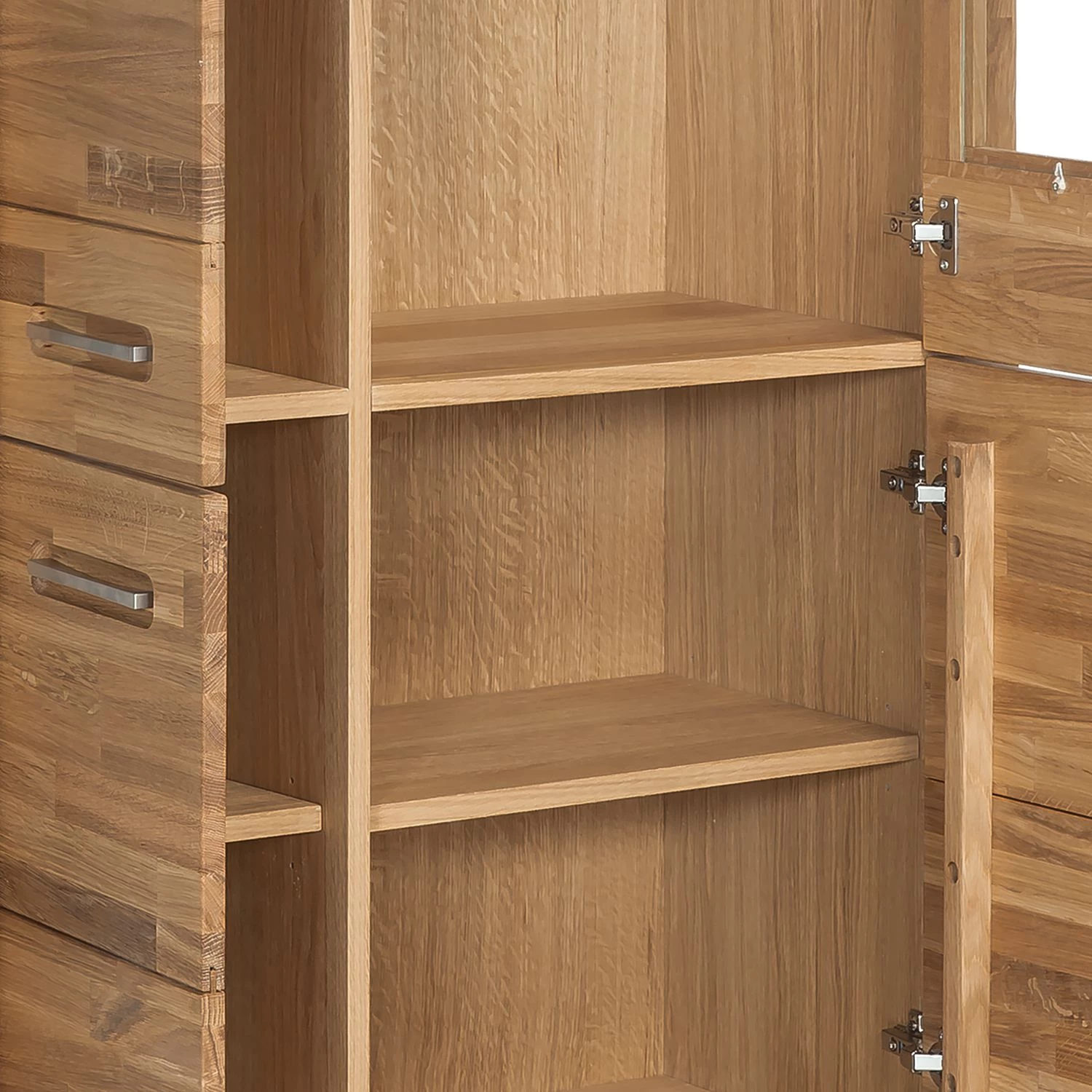 Ars Natura Armoire vitrine Majona (avec éclairage) - Chêne sauvage 6 Ars Natura Armoire vitrine Majona (avec éclairage) - Chêne sauvage – Image 6