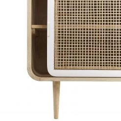 Norrwood Enfilade Gunnebo - Manguier massif - Manguier / Blanc -Meubles de salle à manger Soldes Magasin 1000127301 180810 15411908 GALLERYIMAGES P000000001000127301