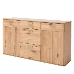 Naturoo Kommode Kvilla III - Partiellement en planches de chêne Bianco massif / Chêne Bianco