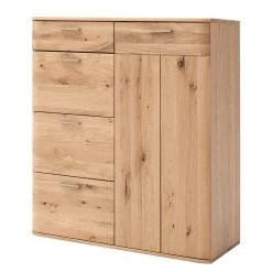 Naturoo Commode Kvilla V - Partiellement en planches de chêne Bianco massif / Chêne Bianco