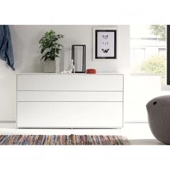 Now! by hülsta Buffet hülsta now easy II - Laqué blanc pur -Meubles de salle à manger Soldes Magasin 1000127796 181004 11135202 MOOD GALLERYIMAGES P000000001000127796 mood