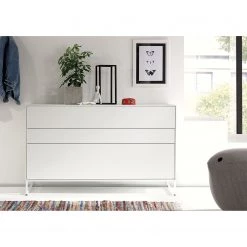 Now! by hülsta Buffet hülsta now easy II - Laqué blanc pur -Meubles de salle à manger Soldes Magasin 1000127796 181004 11135203 MOOD GALLERYIMAGES P000000001000127796 mood