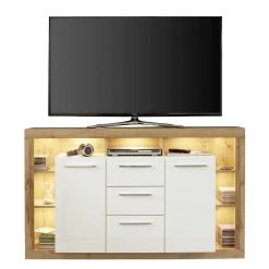 Trendteam Buffet Rock I - Blanc brillant / Imitation chêne de Wotan -Meubles de salle à manger Soldes Magasin 1000128164 180905 10043854 GALLERYIMAGES P000000001000128164