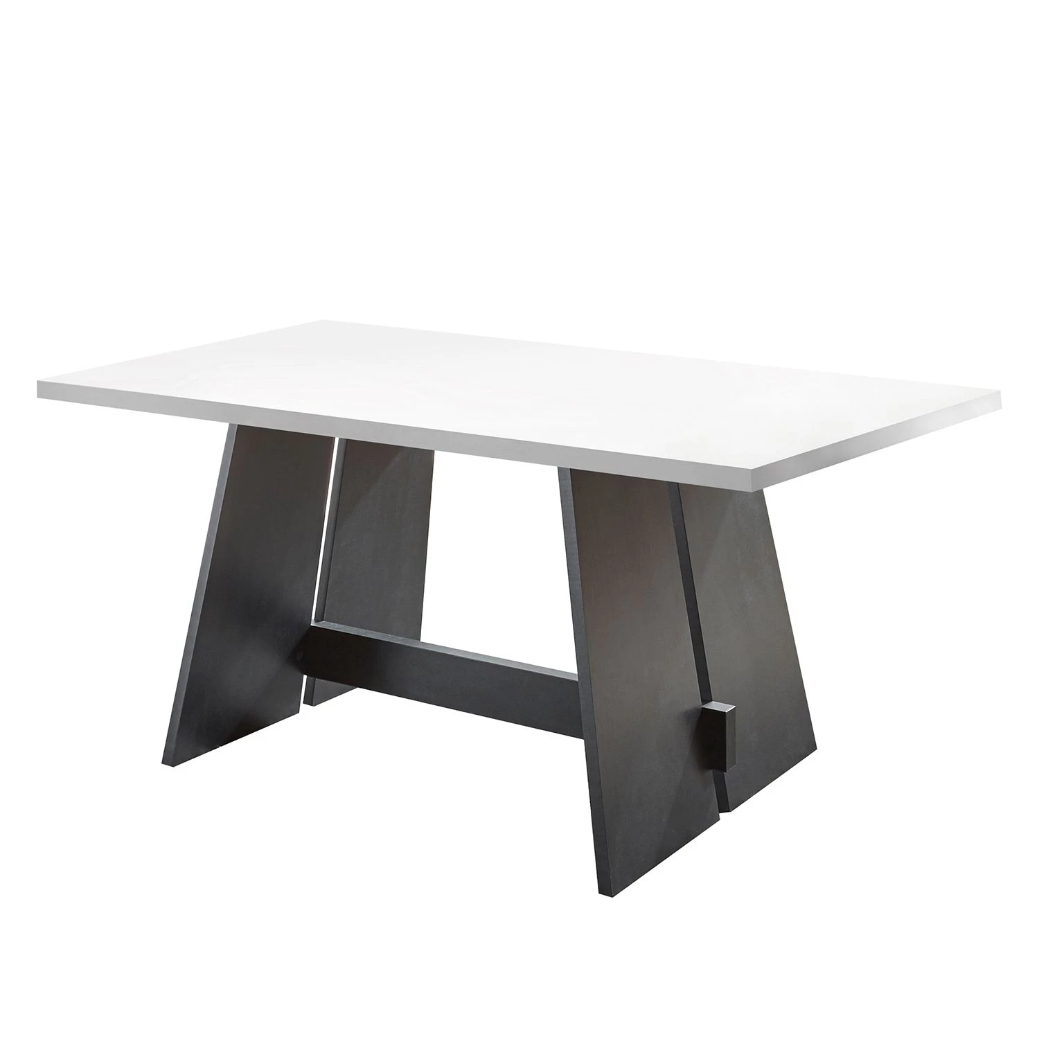 Mooved Table Leeton lV - Blanc - Hauteur : 76 cm - Largeur : 160 cm - Profondeur : 90 cm 1 Mooved Table Leeton lV - Blanc - Hauteur : 76 cm - Largeur : 160 cm - Profondeur : 90 cm
