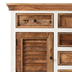 Maison Belfort Buffet Newhaven - Partiellement en manguier massif - Manguier / Blanc -Meubles de salle à manger Soldes Magasin 1000128954 200122 18404800049 DETAILS P000000001000128954