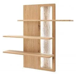 Naturoo Étagère suspendue Ristiina - imitation chêne Bianco