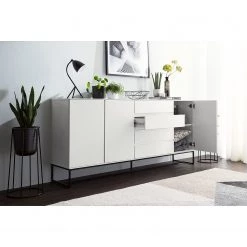 Fredriks Buffet Zaddy III - Blanc / Noir -Meubles de salle à manger Soldes Magasin 1000134689 210426 15153100010 MOOD DETAILS P000000001000134689 mood