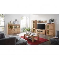 Naturoo Vitrine NatureStar I - Éclairage inclus - Partiellement en chêne sauvage massif - Chêne sauvage - Hauteur : 132 cm -Meubles de salle à manger Soldes Magasin 1000135855 181204 08060200014 MOOD GALLERYIMAGES P000000001000135855 mood