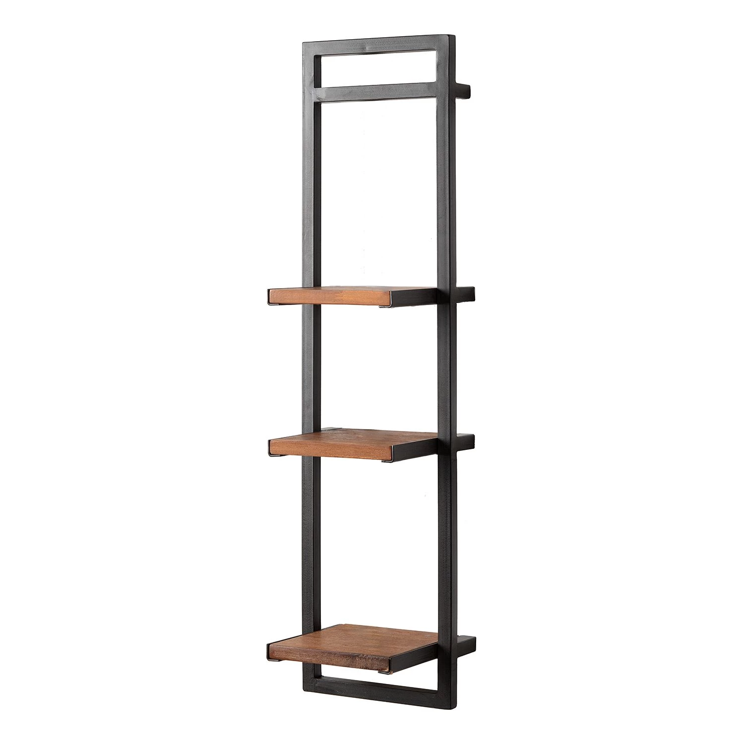 Ars manufacti Étagères murales Manchester (3 éléments) - Acacia massif / Métal - Acacia / Anthracite 2 Ars manufacti Étagères murales Manchester (3 éléments) - Acacia massif / Métal - Acacia / Anthracite – Image 2