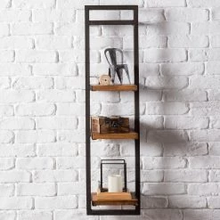 Ars manufacti Étagères murales Manchester (3 éléments) - Acacia massif / Métal - Acacia / Anthracite 18 Ars manufacti Étagères murales Manchester (3 éléments) - Acacia massif / Métal - Acacia / Anthracite -Meubles de salle à manger Soldes Magasin 1000135859 190516 13360300008 GALLERYIMAGES P000000001000135859