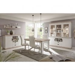 Ridgevalley Vaisselier Lewk - Imitation pin blanc / Imitation pin -Meubles de salle à manger Soldes Magasin 1000136070 181219 14223700021 MOOD GALLERYIMAGES P000000001000136070 mood