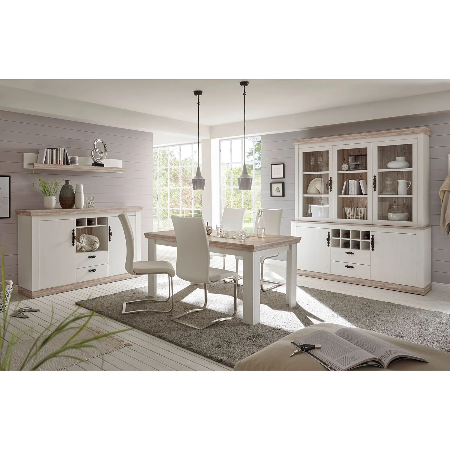 Ridgevalley Étagère murale Lewk - Imitation pin blanc / Imitation pin 4 Ridgevalley Étagère murale Lewk - Imitation pin blanc / Imitation pin – Image 4