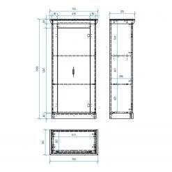 Ridgevalley Buffet haut Lewk II - Imitation pin blanc / Imitation pin 9 Ridgevalley Buffet haut Lewk II - Imitation pin blanc / Imitation pin -Meubles de salle à manger Soldes Magasin 1000136077 181219 14223800056 GALLERYIMAGES P000000001000136077