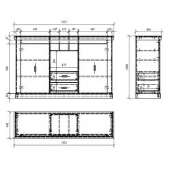 Ridgevalley Buffet Lewk - Imitation pin blanc / Imitation pin 15 Ridgevalley Buffet Lewk - Imitation pin blanc / Imitation pin -Meubles de salle à manger Soldes Magasin 1000136082 181219 14224000085 GALLERYIMAGES P000000001000136082