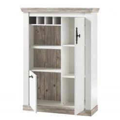 Ridgevalley Buffet haut Lewk III - Imitation pin blanc / Imitation pin -Meubles de salle à manger Soldes Magasin 1000136092 181219 14224000101 GALLERYIMAGES P000000001000136092