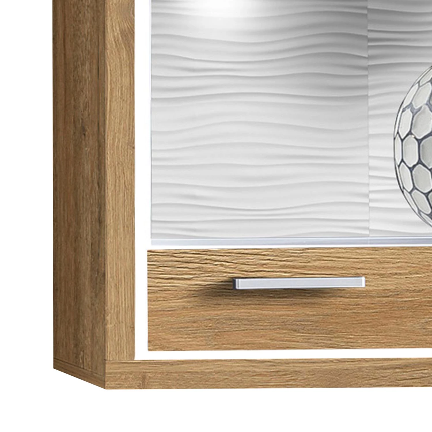 Loftscape Vitrine murale Hagby II - Imitation chêne 3 Loftscape Vitrine murale Hagby II - Imitation chêne – Image 3