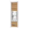 Loftscape Vitrine murale Hagby I - Imitation chêne / Blanc