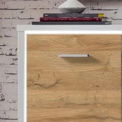 Loftscape Buffet Hagby - Imitation chêne / Blanc -Meubles de salle à manger Soldes Magasin 1000137094 220310 032 DETAILS P000000001000137094