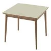 Studio Copenhagen Table extensible Arvid - Sable - Largeur : 82 cm - Chêne clair
