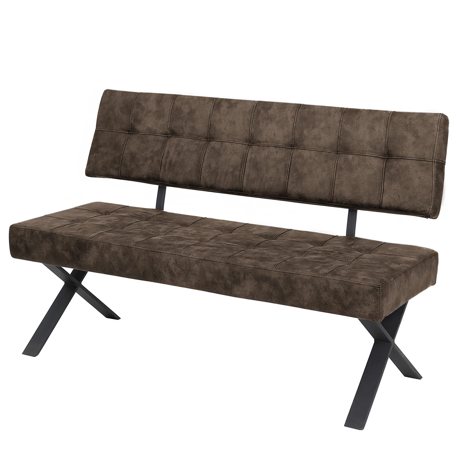 Loftscape Blanc Clyde II - Microfibre / Acier - Taupe vintage / Anthracite 1 Loftscape Blanc Clyde II - Microfibre / Acier - Taupe vintage / Anthracite