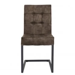 Loftscape Chaises cantilever Clyde (lot de 2) - Microfibre / Acier - Taupe vintage / Anthracite 10 Loftscape Chaises cantilever Clyde (lot de 2) - Microfibre / Acier - Taupe vintage / Anthracite -Meubles de salle à manger Soldes Magasin 1000138395 201204 14524100007 DETAILS P000000001000138395