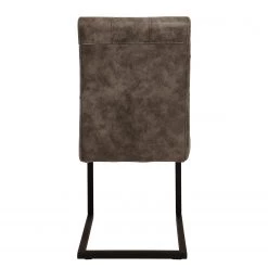 Loftscape Chaises cantilever Clyde (lot de 2) - Microfibre / Acier - Taupe vintage / Anthracite 12 Loftscape Chaises cantilever Clyde (lot de 2) - Microfibre / Acier - Taupe vintage / Anthracite -Meubles de salle à manger Soldes Magasin 1000138395 201204 14524100009 DETAILS P000000001000138395